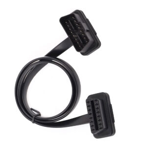 OBD2 Verlängerungskabel 9 pin mit Flachstecker 1m